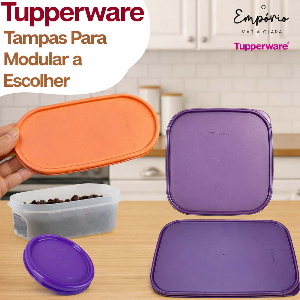 Tapas Herméticas Modulares Tupperware De Todos Los Tamaños * | Shopee ...