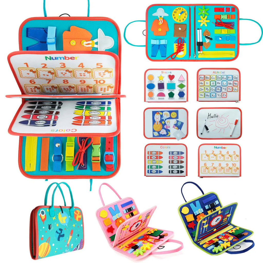 Tablero De Actividades Montessori Para Niños Pequeños De A