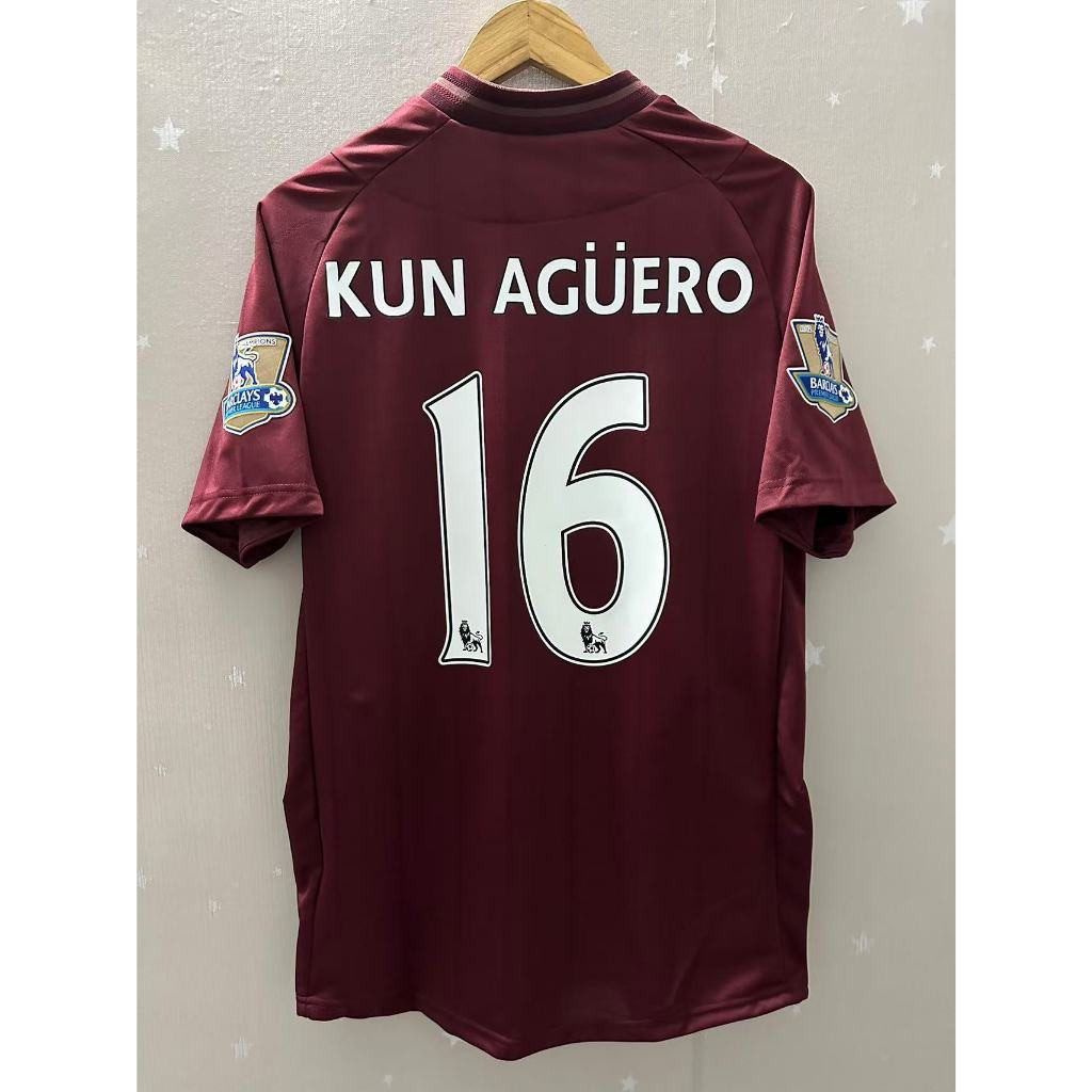 12-13 Manchester City Away KUN Aero BALOTELLI DZEKO Personalizado ...