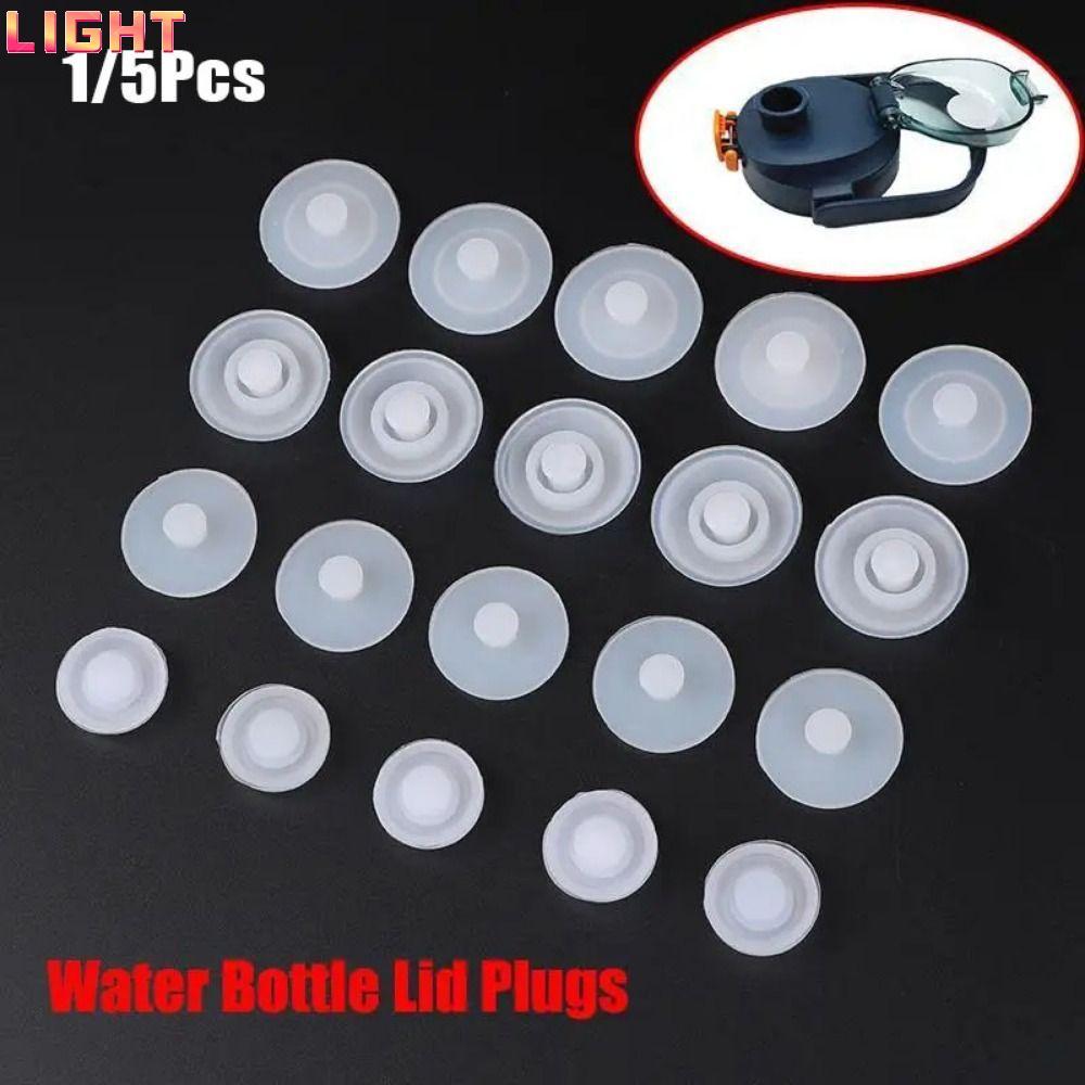 Sello Ligero De 1/5 Piezas Tapa De Silicona Para Botella De Agua Plug ...