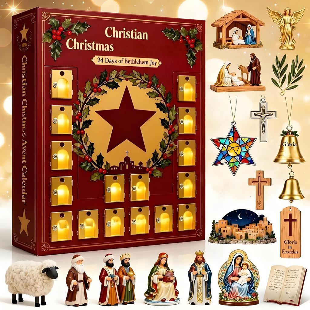 Calendario De La Natividad Advente 2D Acrílico Plano Decoraciones ...