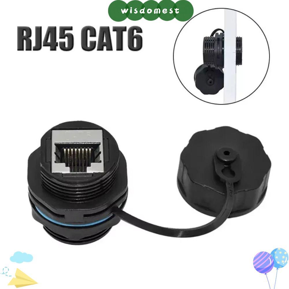 Conector RJ45 Cat6A WISDOMEST , Circular RJ45 Resistente Al Agua IP68 ...