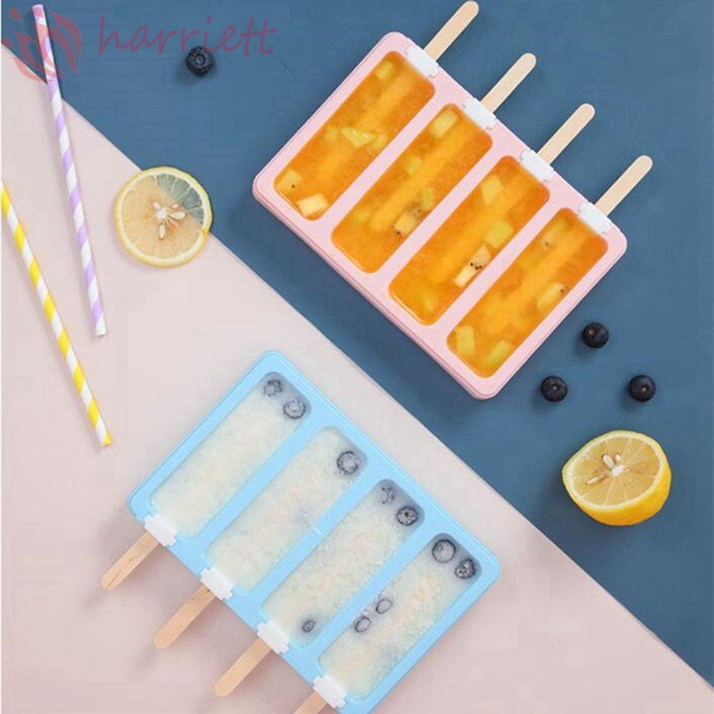 Moldes Para Paletas HUNIU Con Tapas , 4 Celdas , Para Hacer Tú Mismo ...