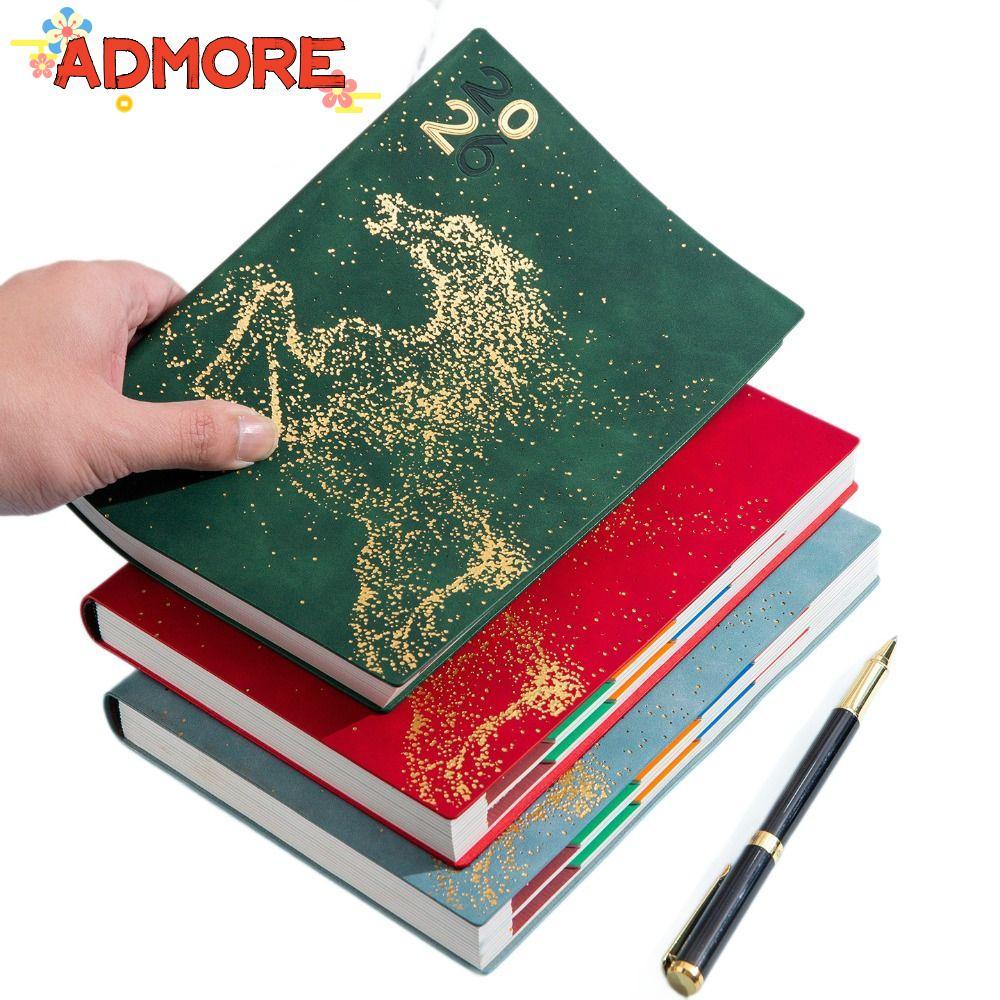 Planificador Anual ADMORE A5 , Diario De 400 Páginas , 2026 , Portátil ...