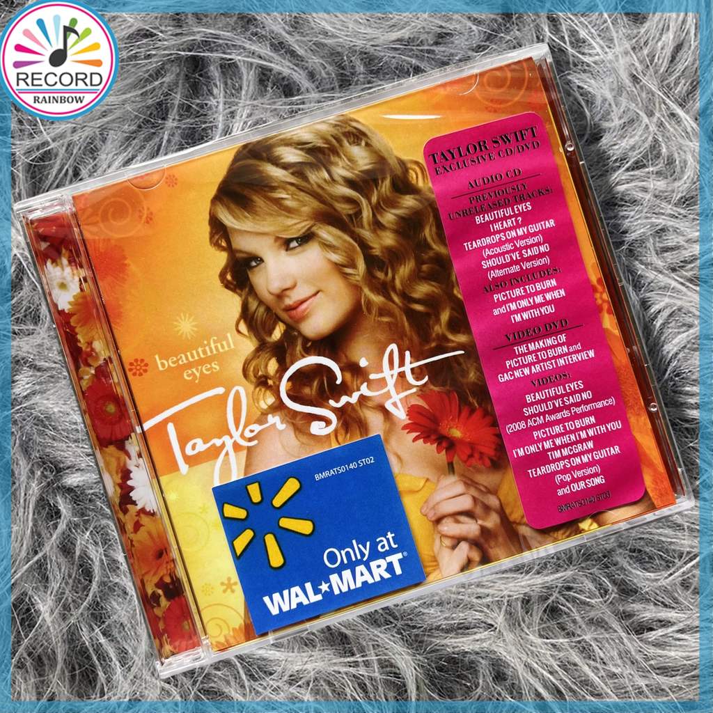 Original Taylor Swift Beautiful Eyes CD+DVD Álbum [Sellado] Para ...