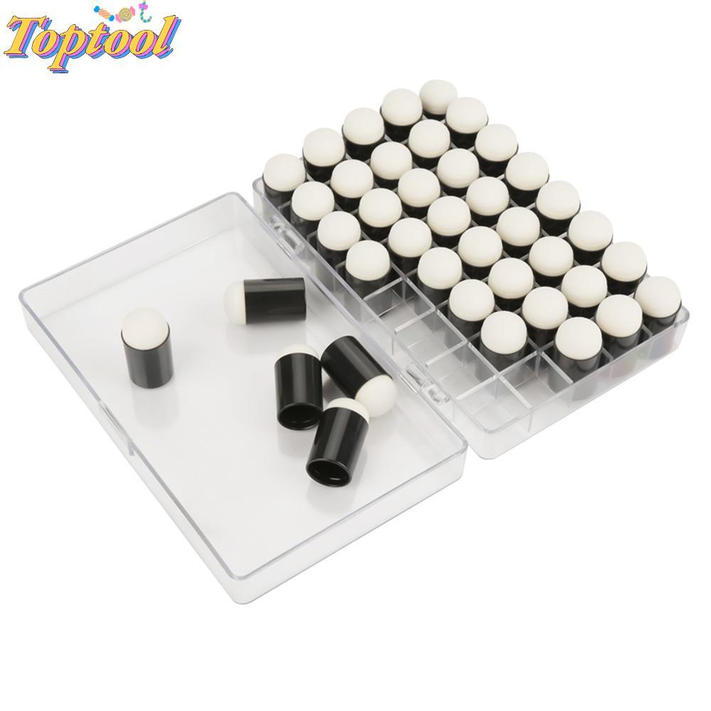 TOPTOOL 40pcs Finger Sponge Daubers, Sponge Applicators Finger Fit ...
