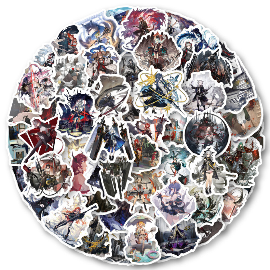 60 Piezas De Dibujos Animados Anime Noches Arca Stickers Para ...